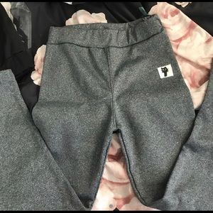 Grey leggings